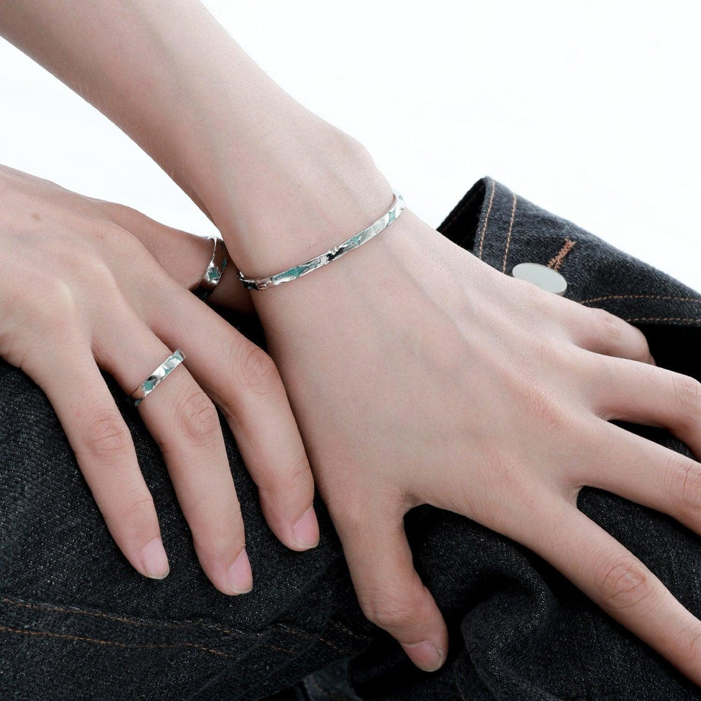 1ST XULIE "Starry Night" Detachable Star & Moon Charm Bracelet in 925 Sterling Silver - Clasp Detail