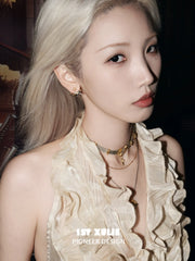 1ST XULIE "DREAM HORSE" Mythical Dream Horse Unicorn Stud Earrings in 18K Gold & Platinum Plating - Product View