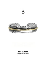 1ST XULIE Jewelry "Immortal Lover" Guiding Light Starburst Ring in 925 Sterling Silver - Packaging View