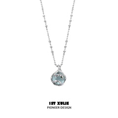 1ST XULIE "Snake Bite" Minimalist Energy Crystal Pendant Necklace in 925 Sterling Silver - Packaging View