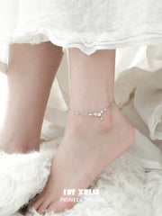 1ST XULIE "Silver Angel" Minimalist Stone-Inspired Choker Necklace in 925 Sterling Silver - Product View