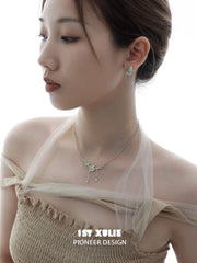 1ST XULIE "Renewal & Growth" Minimalist Choker Necklace in 925 Sterling Silver - Clasp Detail