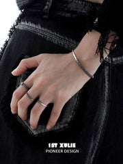 1ST XULIE "Scorch" Gradient Beaded Bracelet in 925 Sterling Silver - On Model