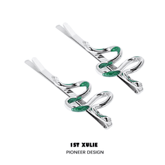 1ST XULIE "Slytherin House" Spirit Snake Hairpin in Platinum Plated - Packaging View