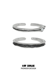 1ST XULIE "Tears of Mermaid" Vintage Mermaid's Tear Ring in 925 Sterling Silver - On Model