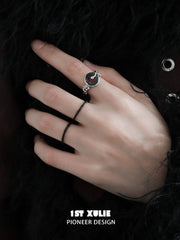 1ST XULIE Jewelry "VINYL" Vinyl Record Ring in Sterling Silver - Packaging View