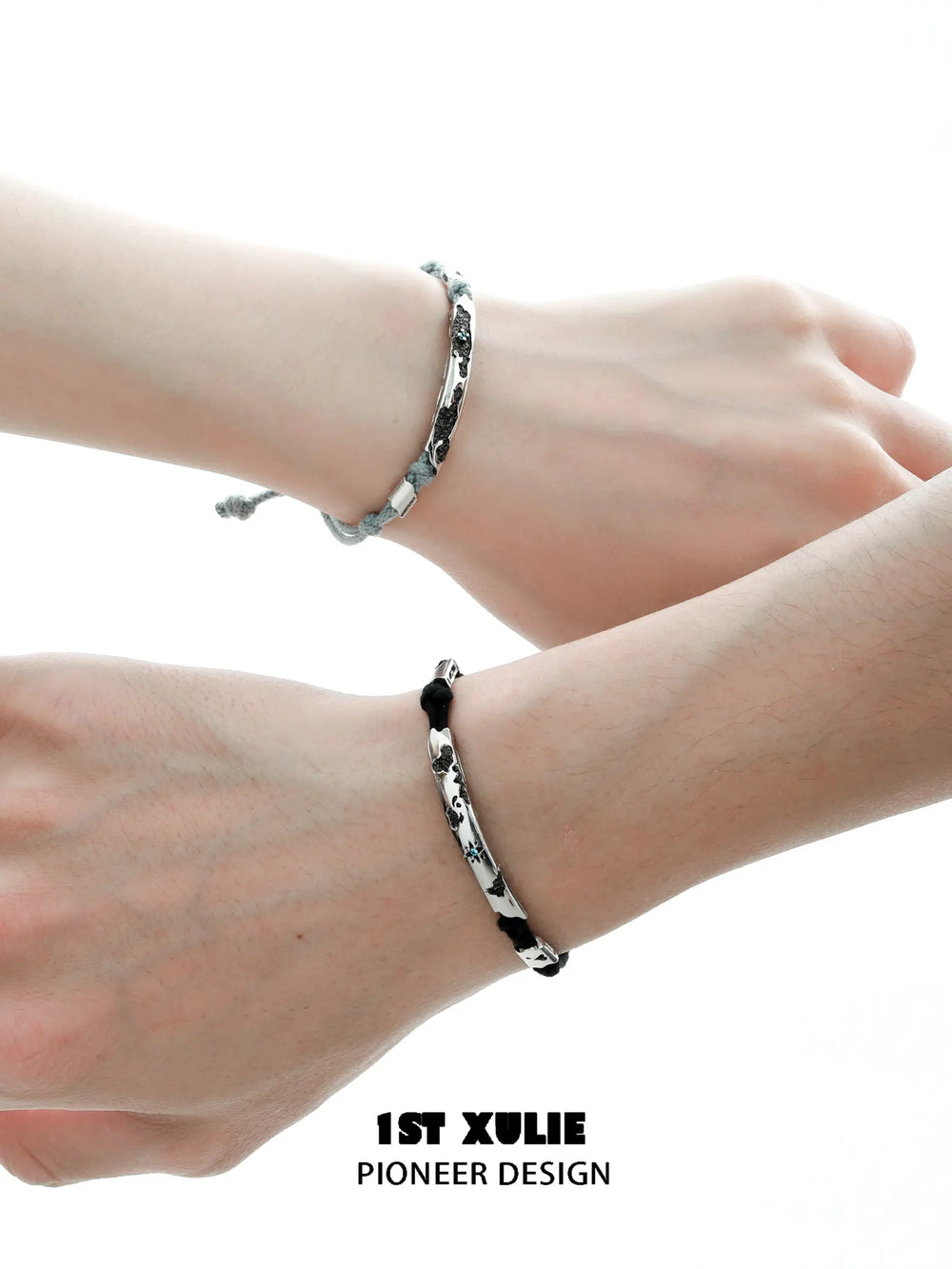 1ST XULIE "Mini World" World Map Charm Bracelet in 925 Sterling Silver - Lifestyle Shot