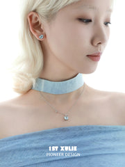 1ST XULIE Jewelry "Rainbow Cat" Sparkling Cat Pendant Necklace in 925 Sterling Silver - Product View