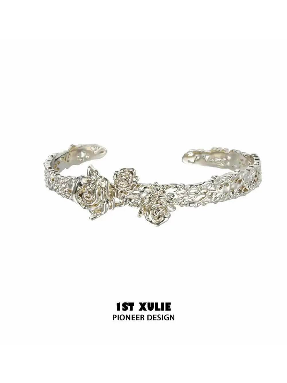 1ST XULIE Jewelry "Lace Rose" Victorian Lace Rose Tassel Charm Bracelet in 18K Gold Plated - Packaging View