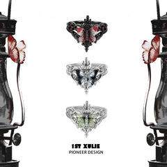 バタフライ・ウェイストランド S925 スターリングシルバー バタフライリング™