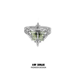 バタフライ・ウェイストランド S925 スターリングシルバー バタフライリング™