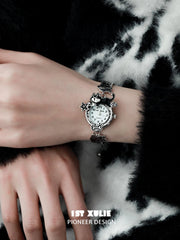 グラフィット パピー 18K プラチナメッキ エラスティックチェーンウォッチ™