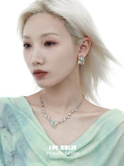 Shining 18K Platinum Plating Pearl Tulip Choker Necklace™