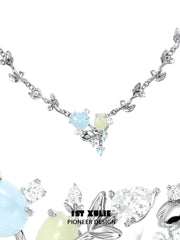 Shining 18K Platinum Plating Pearl Tulip Choker Necklace™