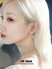 위싱 스타 18K 백금 도금 스타 피커 귀걸이™