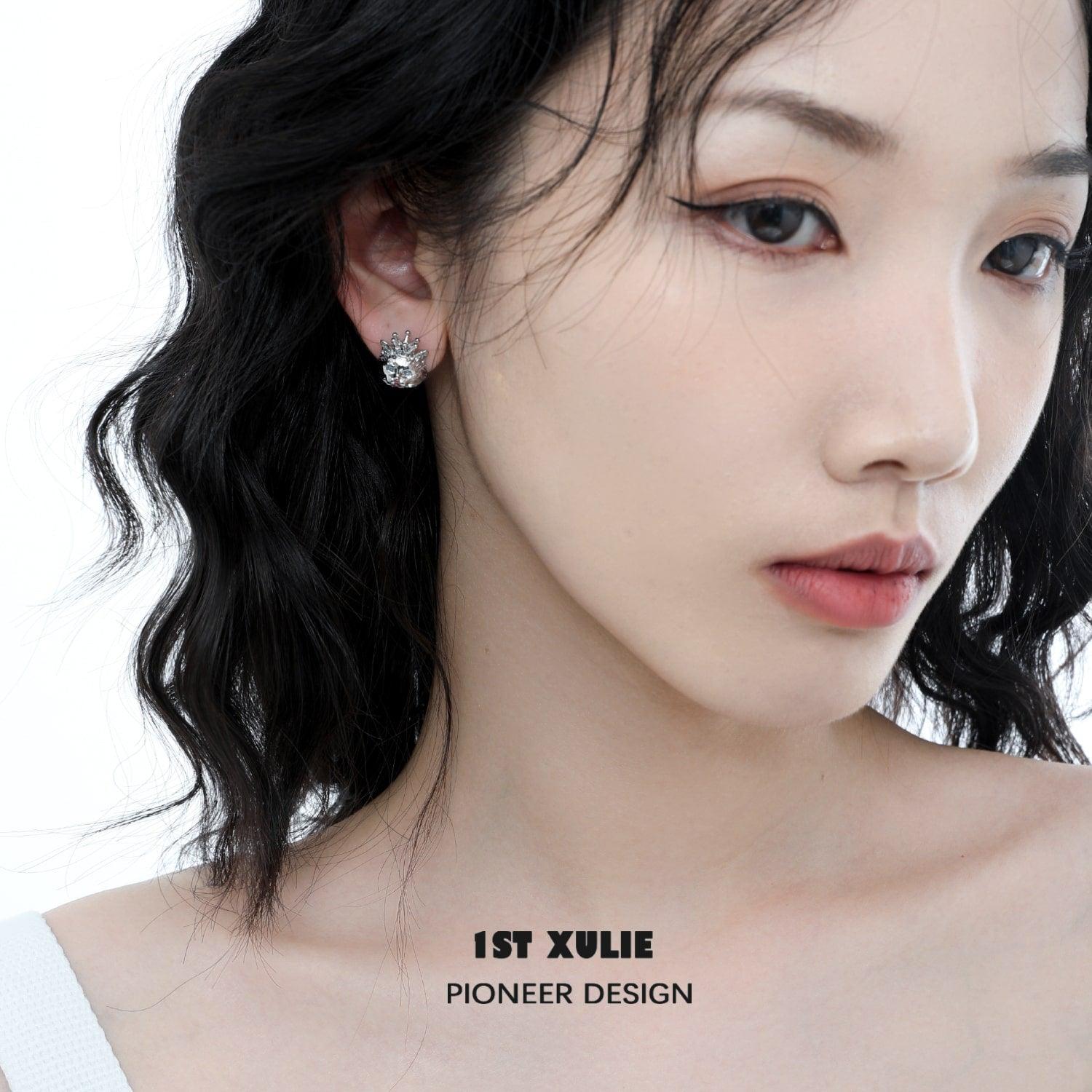 Cat Queen Y2K S925 Sterling Silver Earrings™ - 1ST XULIE Cat Queen Y2K S925 Sterling Silver Earrings™ - 1ST XULIE