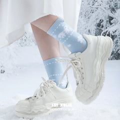 Holiday Mega Sale Gift ③ 1 Pair of Warm Socks +1 Moon Needle Piercing (Actual Payment of $199+)