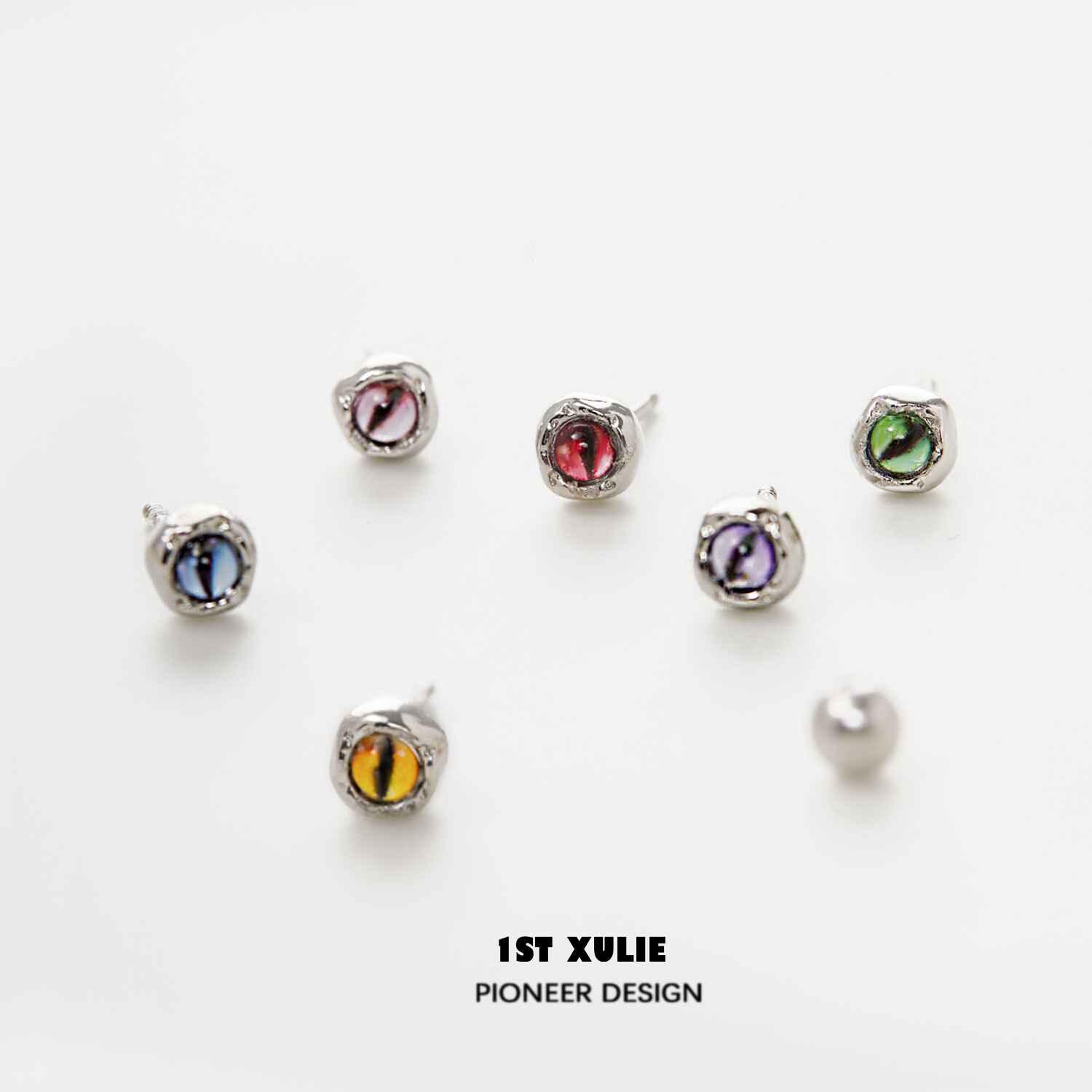 Little Demon Colorful S925 Devil Eyes Earring™ - 1ST XULIE Little Demon Colorful S925 Devil Eyes Earring™ - 1ST XULIE