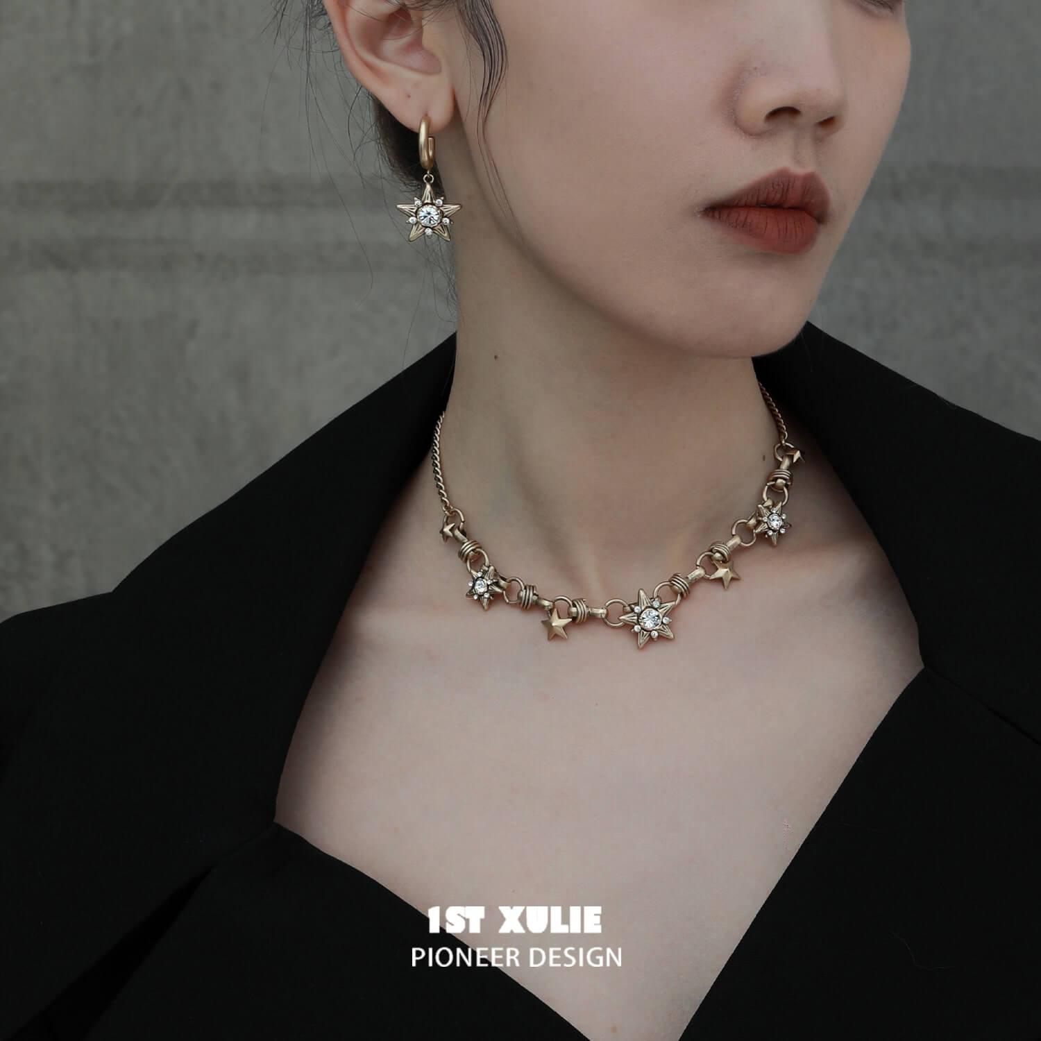 Renaissance Vintage Premium Copper Alloy Zirconia Earring™ - 1ST XULIE Renaissance Vintage Premium Copper Alloy Zirconia Earring™ - 1ST XULIE