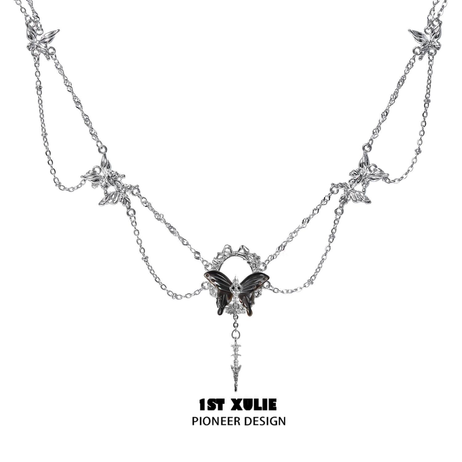 Winterfly 18K Platinum Plated Seashell Butterfly Necklace™ - 1ST XULIE Winterfly 18K Platinum Plated Seashell Butterfly Necklace™ - 1ST XULIE