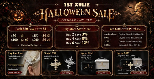 1ST XULIE Halloween Sale 2026: discounts and gifts, October 16 to November 1.