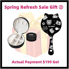 Spring Refresh Sale Gift ② - Exclusive jewelry Box8 Handheld Mirror（Actual Payment of $199)