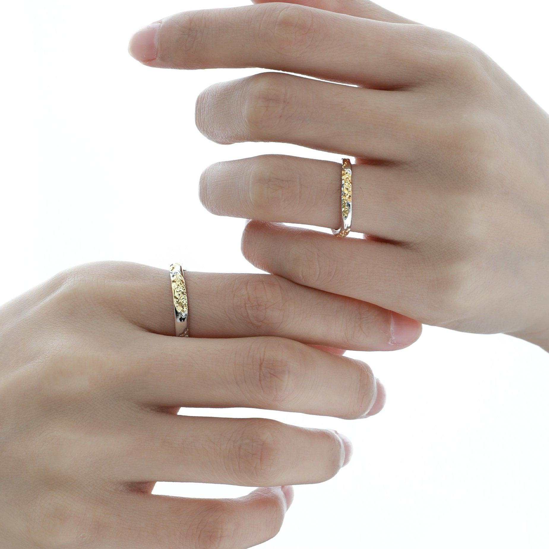 1ST XULIE "Loong" Abstract Dragon Adjustable Split Ring in 925 Sterling Silver - On Model Close-up