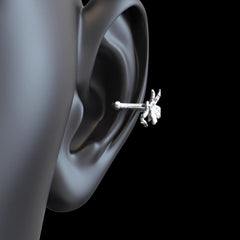 1ST XULIE "Butterfly Wasteland" Butterfly Wing Cartilage Ear Cuffs in 925 Sterling Silver - Detail Shot