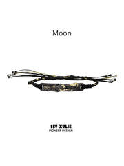 1ST XULIE Jewelry "Immortal Lover" Textured Celestial Sun and Moon Bracelet - Packaging View