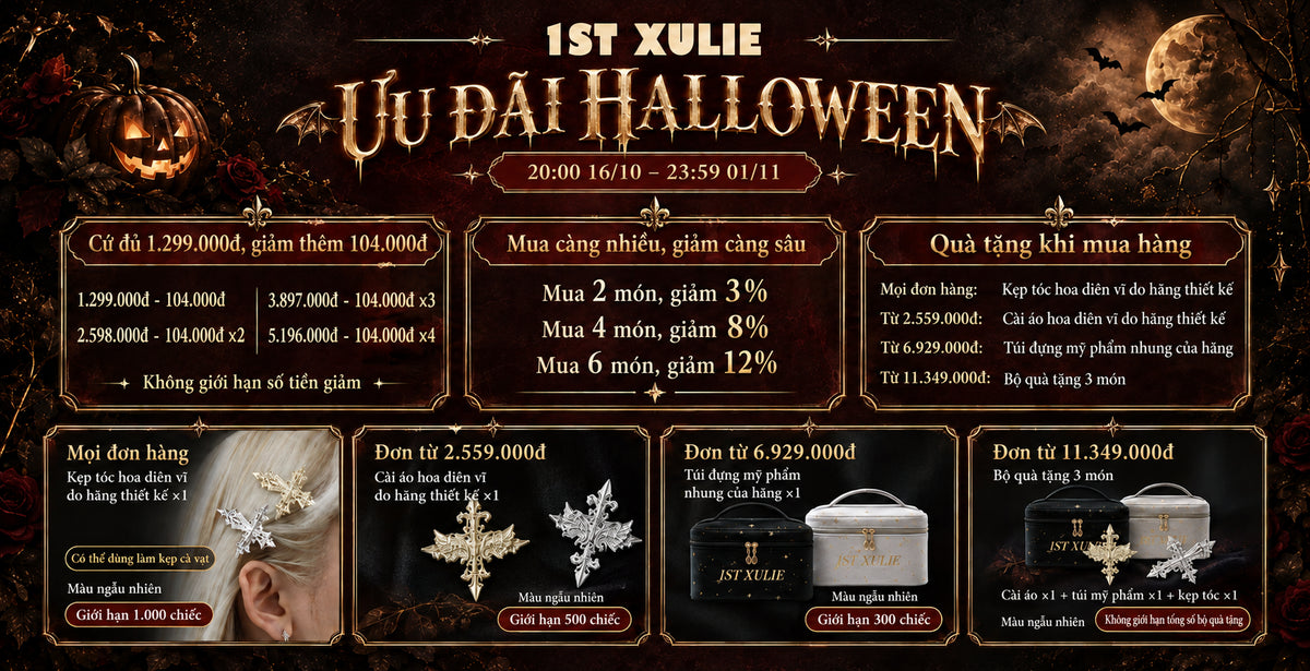 Ưu đãi Halloween 1ST XULIE 2026