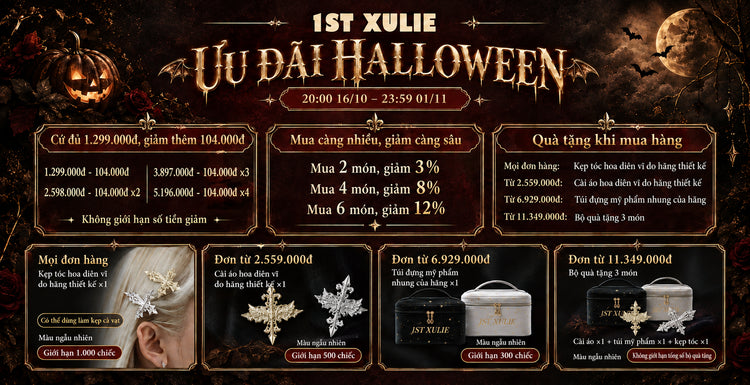 Ưu đãi Halloween 1ST XULIE 2026