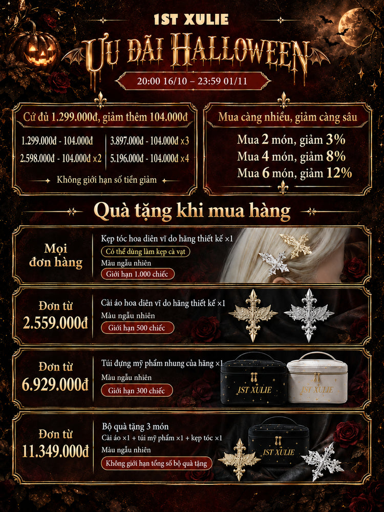 Ưu đãi Halloween 1ST XULIE 2026