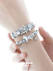 1ST XULIE Jewelry "Snowy Cuties" Leather Cat & Pony Buckle Bracelet in Brass - Image 11