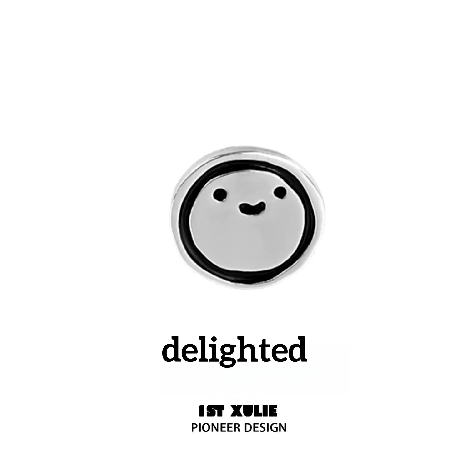 1ST XULIE "Mood Diary" Minimalist Star Stud Earrings in 925 Sterling Silver - Lifestyle Shot