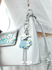 1ST XULIE "Angel Cuties" Playful Puppy Pendant Necklace in Platinum Plated Brass - Packaging View