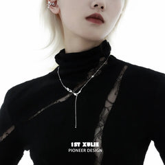 1ST XULIE "Silver Angel" Polygonal Zircon Ear Clips in 925 Sterling Silver - Packaging View