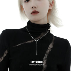 1ST XULIE "Silver Angel" Polygonal Zircon Ear Clips in 925 Sterling Silver - Collection View