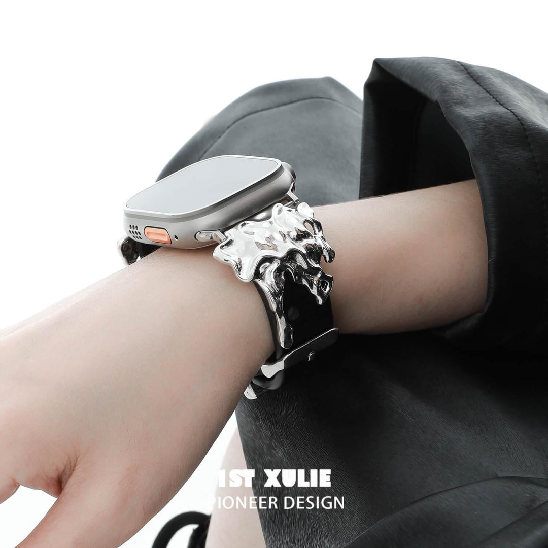 1ST XULIE Premium Alloy White Onyx Apple Watch Band™ - 1ST XULIE