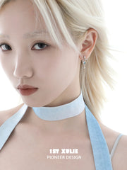 1ST XULIE Jewelry "Snake Bite" Serpent Heart Statement Dangle Earrings in 925 Sterling Silver - Product View