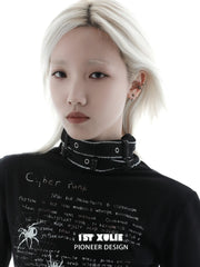 1ST XULIE Jewelry "Irises" Vintage Fleur-de-Lis Ear Cuff in 925 Sterling Silver - Side View