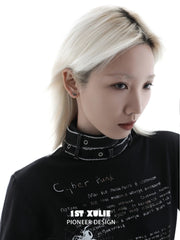 1ST XULIE Jewelry "FALLEN ANGEL" Vintage Gothic Fallen Angel Wing Stud Earrings in Oxidized Silver Plated Brass - Texture View