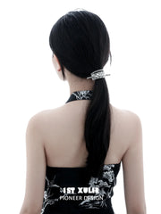 1ST XULIE "MONOLOGUES" Vintage Monologue Tassel Hairpin in Thai Silver Plated - Lifestyle Shot