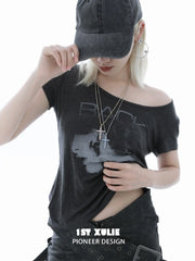 1ST XULIE Jewelry "Starfall" Statement Zirconia Cross Pendant Necklace - Size Comparison