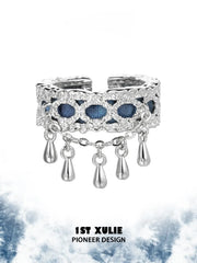 1ST XULIE Jewelry "MIAO" Tassel Ethnic Statement Ring - On Model