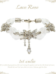 1ST XULIE Jewelry "Lace Rose" Vintage Floral Charm Bracelet in 18K Gold Plated - Packaging View