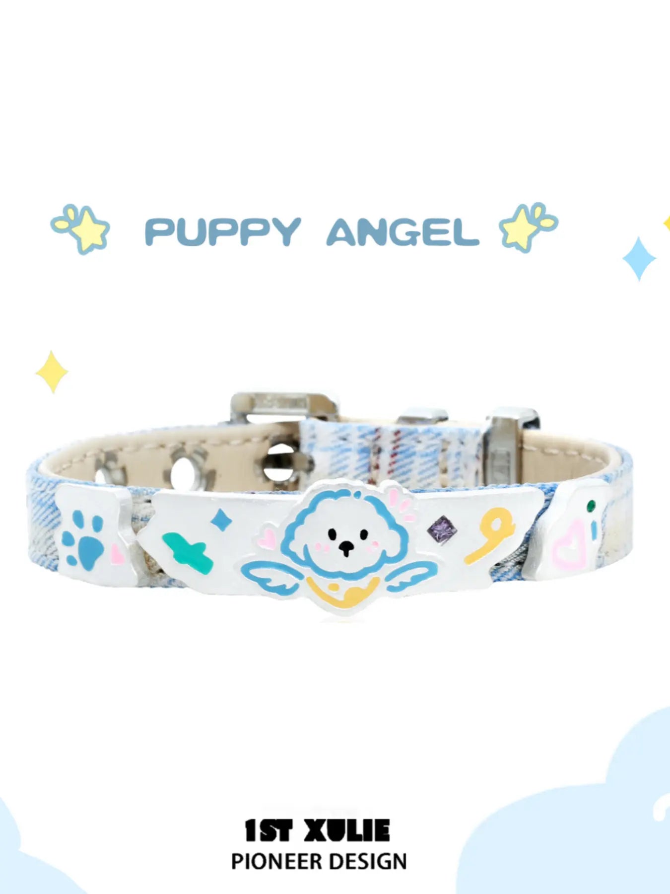 Angel Cuties ハンドペイント カラフルレジン ウルトラファイバーレザーブレスレット™