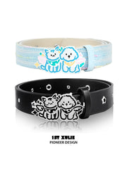 Angel Cuties Graffit Kitten ＆ Puppy Leather Waist Belt™