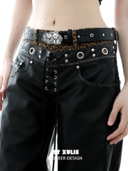 Angel Cuties Graffit Kitten ＆ Puppy Leather Waist Belt™