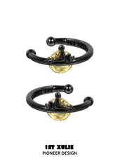 Cat's Gaze 18K Platinum Plating Lonely Patients Ear Clips Earclips™