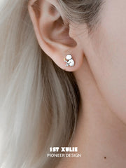 Cat's Gaze S925 Sterling Silver Lonely Patients Stud Earrings™